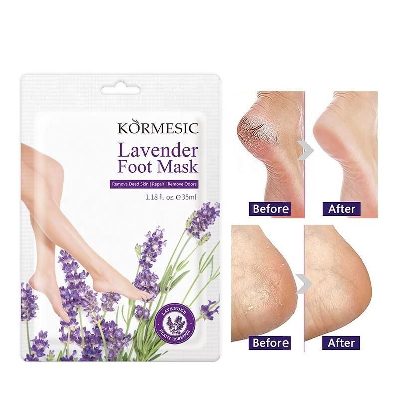 Moisturizing Lavender Foot Mask Repair Revitalize Exfoliating For Feet Spa Pedicure Exfoliant Skin Care
